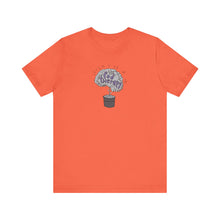 Load image into Gallery viewer, Pod Therapy Grey/Periwinkle Logo Unisex Jersey Short Sleeve Tee