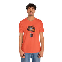 Load image into Gallery viewer, Pod Therapy Black/Gold Logo Unisex Jersey Short Sleeve Tee