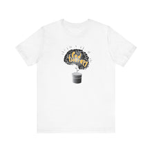 Load image into Gallery viewer, Pod Therapy Black/Gold Logo Unisex Jersey Short Sleeve Tee
