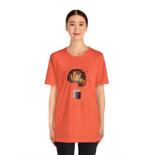 Load image into Gallery viewer, Pod Therapy Black/Gold Logo Unisex Jersey Short Sleeve Tee