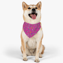 Load image into Gallery viewer, Pod Therapy PINK Pet Bandana Collar