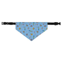 Load image into Gallery viewer, Pod Therapy BLUE Pet Bandana Collar