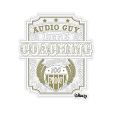 Load image into Gallery viewer, Audio Life Coaching Stickers White