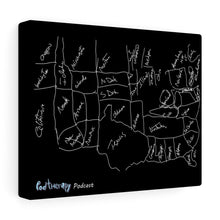 Load image into Gallery viewer, Jim's Geography Canvas Art