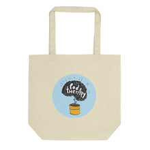 Load image into Gallery viewer, Pod Therapy Eco Tote Bag - SkyBlue Logo