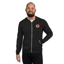 Load image into Gallery viewer, Pod Therapy Unisex Zip Hoodie - Red Logo