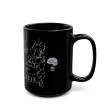 Load image into Gallery viewer, Jim&#39;s Geography Black Mug (15oz)
