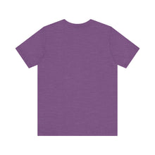 Load image into Gallery viewer, Pod Therapy Grey/Periwinkle Logo Unisex Jersey Short Sleeve Tee
