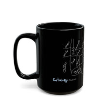 Load image into Gallery viewer, Jim&#39;s Geography Black Mug (15oz)
