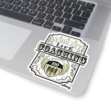 Load image into Gallery viewer, Audio Guy Life Coaching Sticker Black
