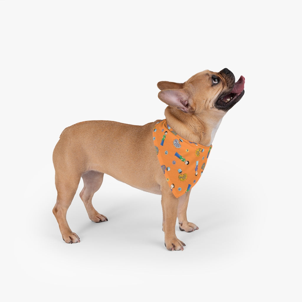 Pod Therapy ORANGE Pet Bandana - One Size