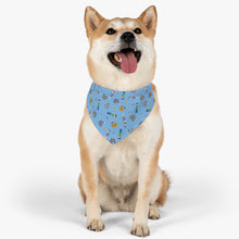 Load image into Gallery viewer, Pod Therapy BLUE Pet Bandana Collar
