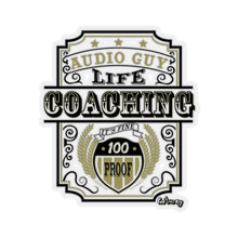 Load image into Gallery viewer, Audio Guy Life Coaching Sticker Black
