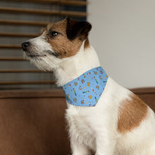 Load image into Gallery viewer, Pod Therapy BLUE Pet Bandana Collar
