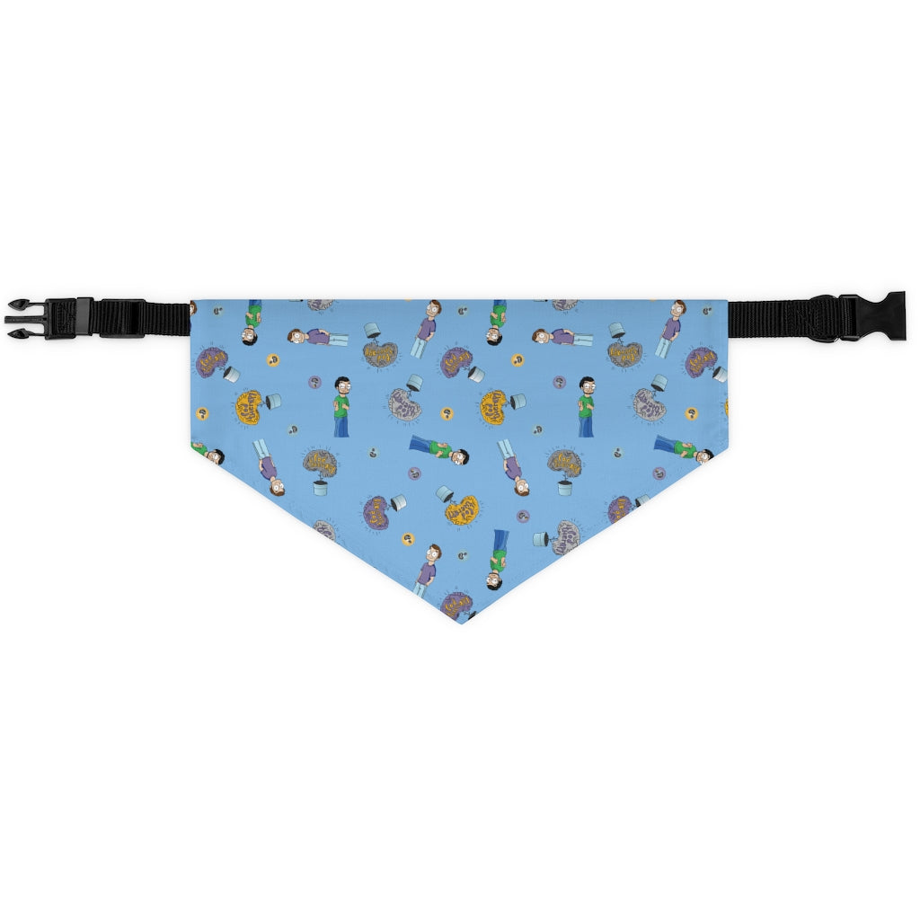 Pod Therapy BLUE Pet Bandana Collar