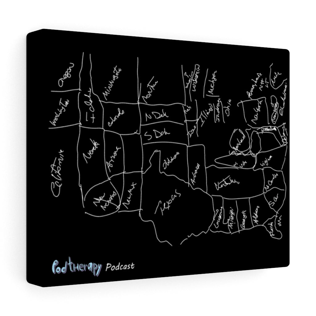 Jim's Geography Canvas Art