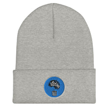 Load image into Gallery viewer, Pod Therapy Cuffed Beanie - Blue Logo
