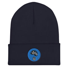 Load image into Gallery viewer, Pod Therapy Cuffed Beanie - Blue Logo
