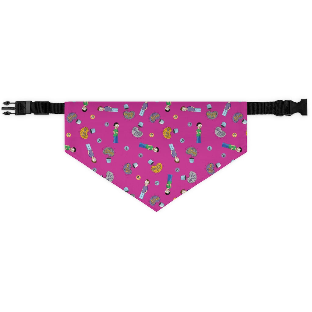 Pod Therapy PINK Pet Bandana Collar