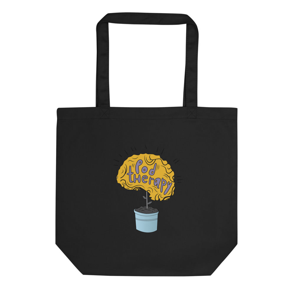 Pod Therapy Eco Tote Bag - Gold Logo