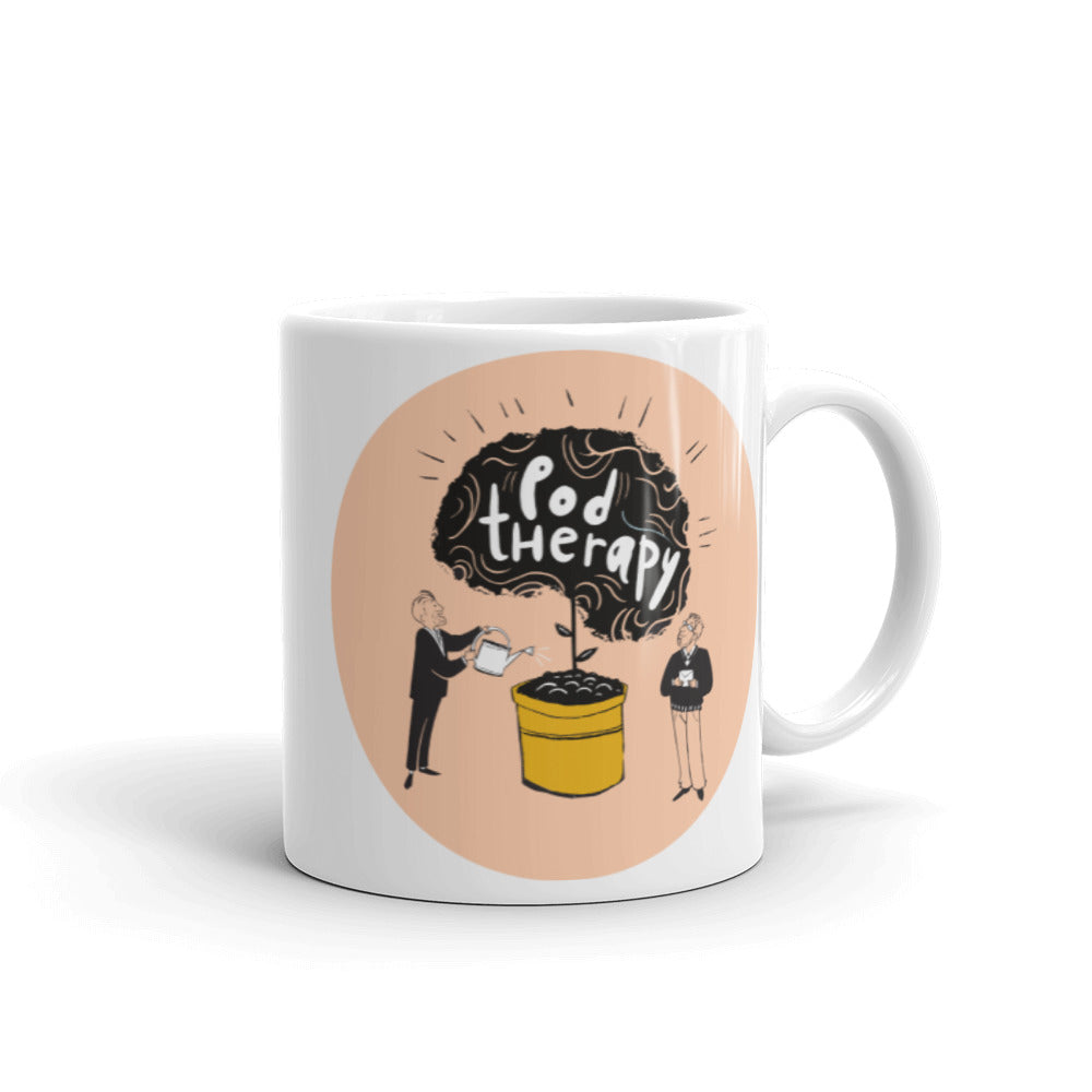 Pod Therapy Logo Mug - Orange