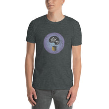 Load image into Gallery viewer, Pod Therapy Distressed Logo-Periwinkle Short-Sleeve Unisex T-Shirt
