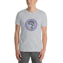 Load image into Gallery viewer, Pod Therapy Distressed Logo-Periwinkle Short-Sleeve Unisex T-Shirt
