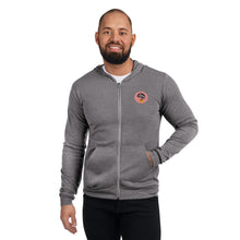 Load image into Gallery viewer, Pod Therapy Unisex Zip Hoodie - Red Logo
