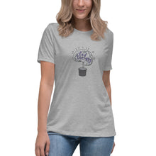 Load image into Gallery viewer, Pod Therapy Women&#39;s Relaxed T-Shirt - Grey Logo
